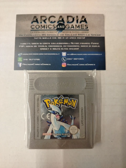 ✔️POKEMON VERSIONE ARGENTO ⭐[1:1]⭐ GB GBC Game Boy Gameboy
