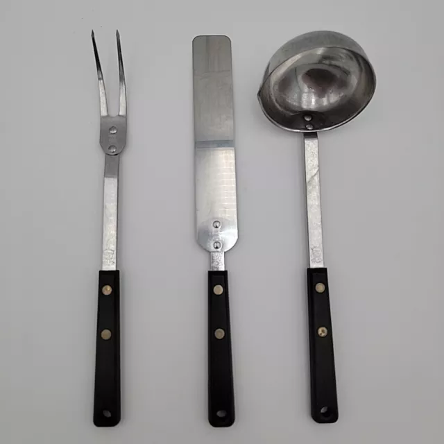 Lot of 3 Vintage Ekco Forge Stainless Steel Kitchen Utensils