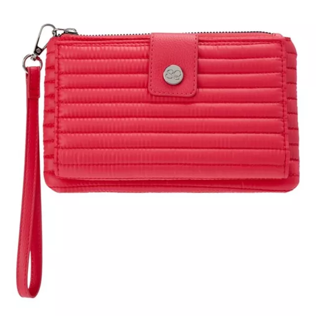 Samantha Brown Quilted Solids Wallet - Magenta