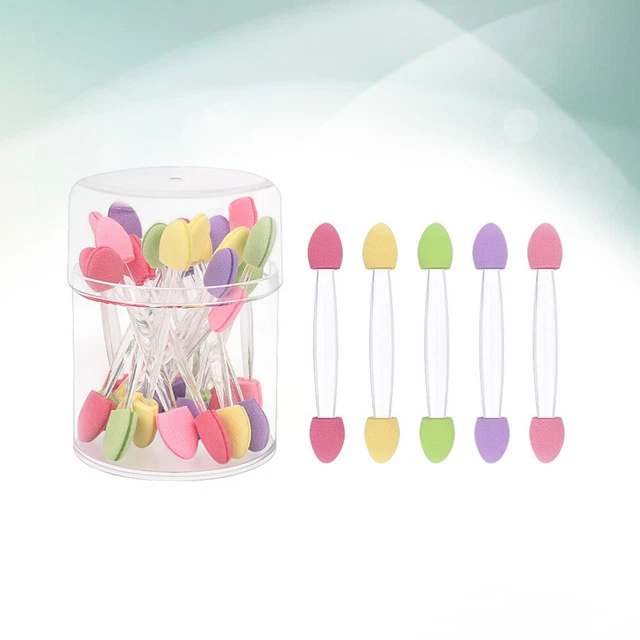 20pcs Lidschatten Pinsel Lidschatten Pinsel Schwamm Gummi Schwamm Make-Up Pinsel