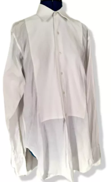 Vintage White Shirt formal Rocola London 1970s Cotton 70s dress shirt 3