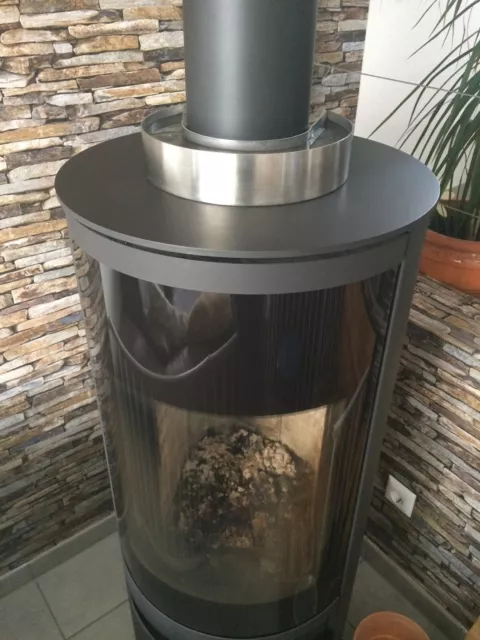 Humidificador acero inoxidable 16cm evaporador humidificador de habitación para chimenea, horno