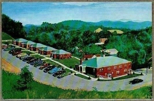 Elkins Motor Lodge Elkins,West Virginia 1950's Postcard