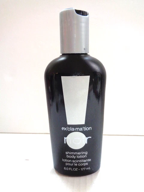 Vintage New Old Stock Exclamation Noir Shimmering Body Lotion By Coty 6 Fl Oz Vintage New Old Stock Exclamation Noir Shimmering Body Lotion By Coty 6 Fl Oz