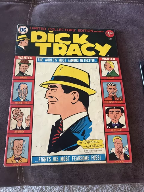 DC Dick Tracy 1975 1976 LIMITED COLLECTOR`S EDITION C- 40  VF
