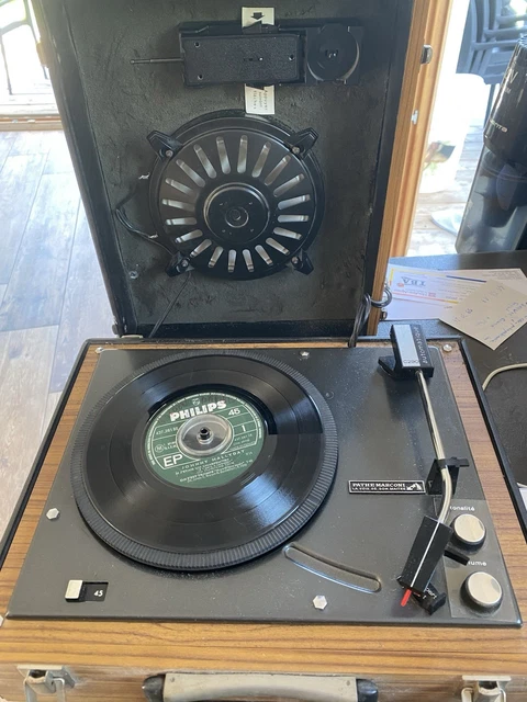 Platine Vinyle La Voix De Son Maître Type 301 - Pour Pièces (câble Coupé), Non Testée