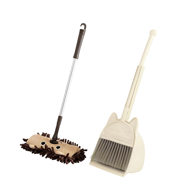 Perfk Ensemble Balai Et Pelle à Poussière Pour Enfants, Cadeaux De Nettoyage De Maison Mini Pelle A Poussiere Et Balai Pour Amz B