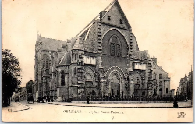 45 ORLEANS - vue d'ensemble de l'eglise saint paterne