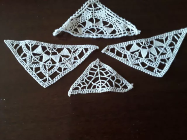 mercerie decor ancien broderie a l aiguille main pour scrap ou autre#