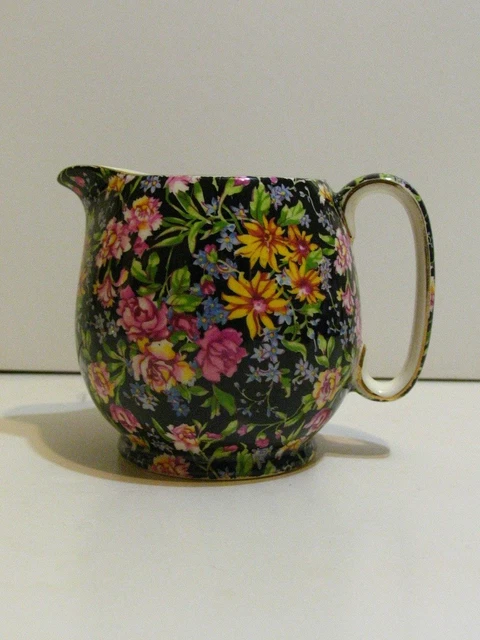 BEAUTIFUL ROYAL WINTON "NANTWICH" CHINTZ GLOBE JUG CREAMER 1950's
