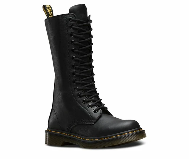Bottes Dr. Martens Rangers Noir Vernis Effet Crocodile - Taille 38 - Neuf Sans Boîte