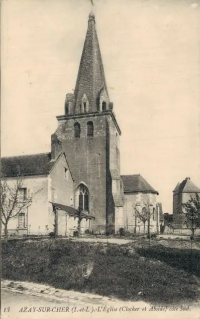 ....Cpa/Dep 37/Azay Sur Cher Eglise