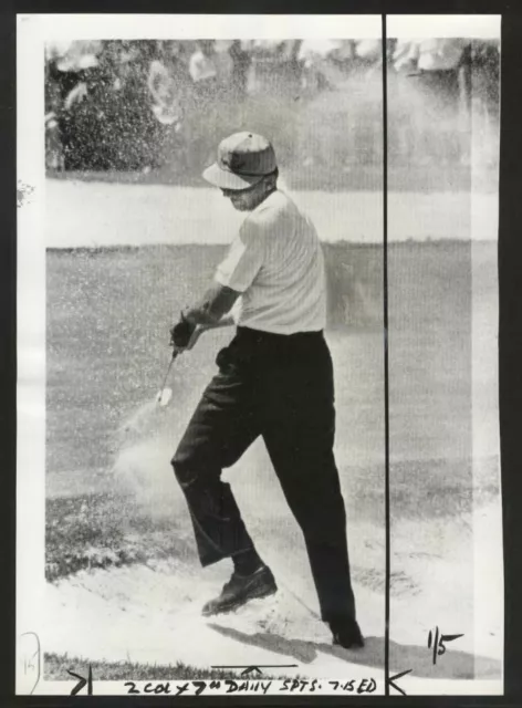 Original Golfer  Dan Sikes Golf Pga Vintage Photo San Francisco Examiner