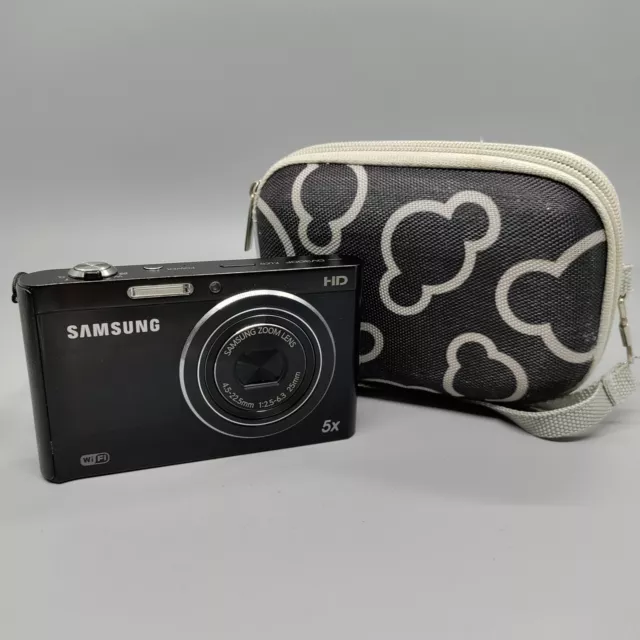 Samsung DV300F 16.1MP Compact Digital Camera Black Tested