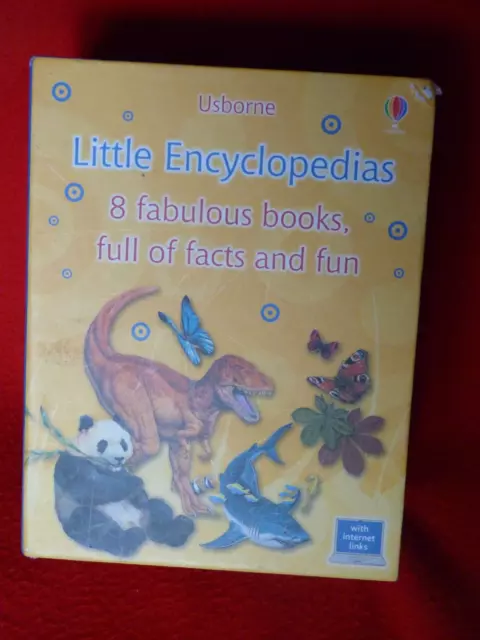 Usborne - little encyclopedias – 7 hardback books good con