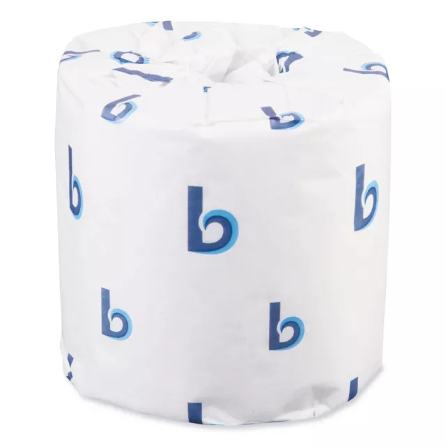TWO-PLY TOILET TISSUE, Septic Safe, White, 4 x 3400 Sheets/Roll, 96 ...