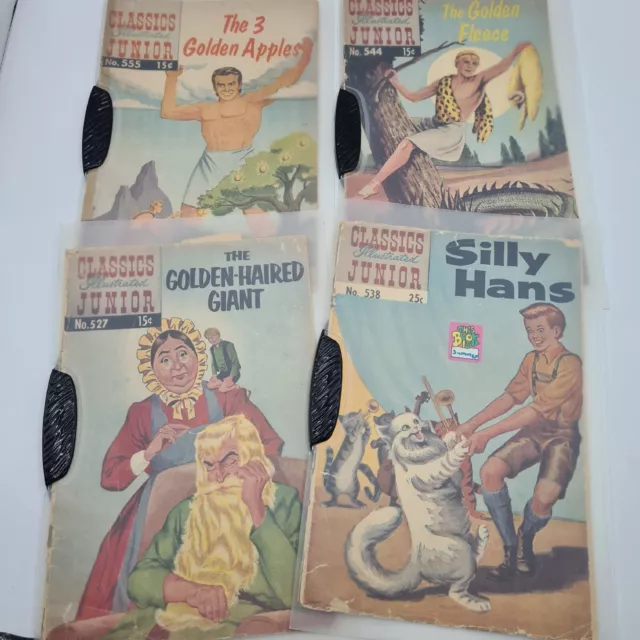 lot 4 of old Classics Illustrated comics