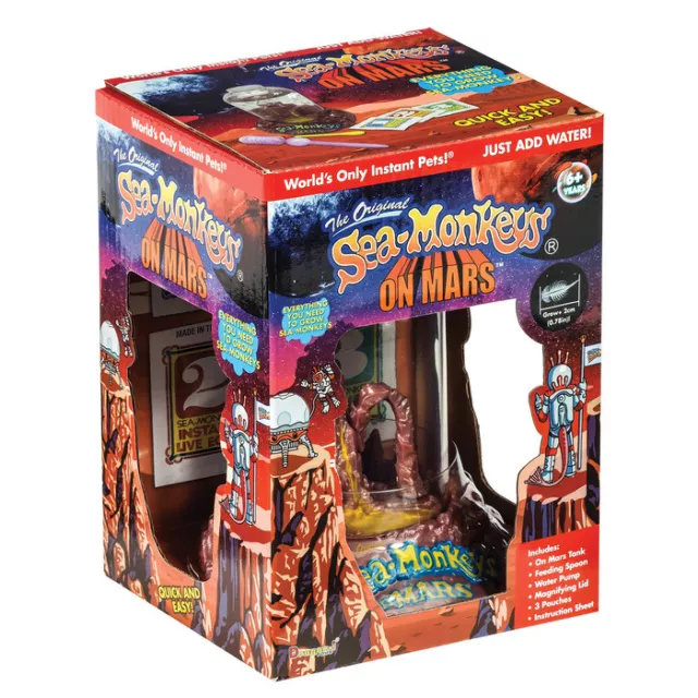 The Original Amazing Live Sea Monkeys On Mars Zoo Marine Aquarium 23229