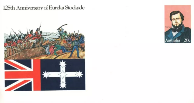 T3371 Australia PSE 125th Anniversary Eureka Stockade Ballarat #015 20c cover