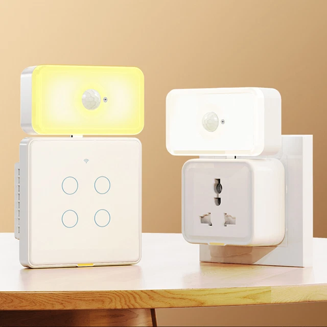 MOTION DETECTOR VOICE APP Smart Life Smart Motion Sensor Plug In Wall