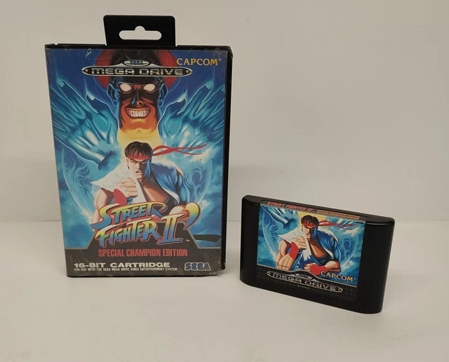 Street Fighter II Sur Mega Drive – Cartouche + Notice – Bon état