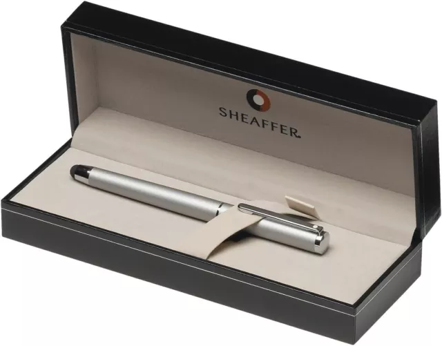 Sheaffer Stylus, Matte Chrome, Chrome Trim, Ballpoint Pen & Stylus NEW