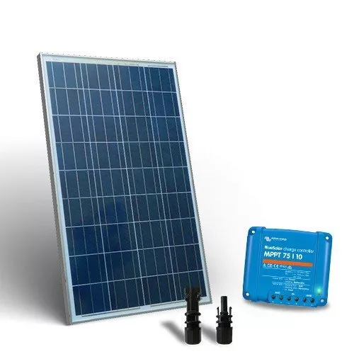 Kit solare camper 230W 12V pannello policristallino regolatore PWM