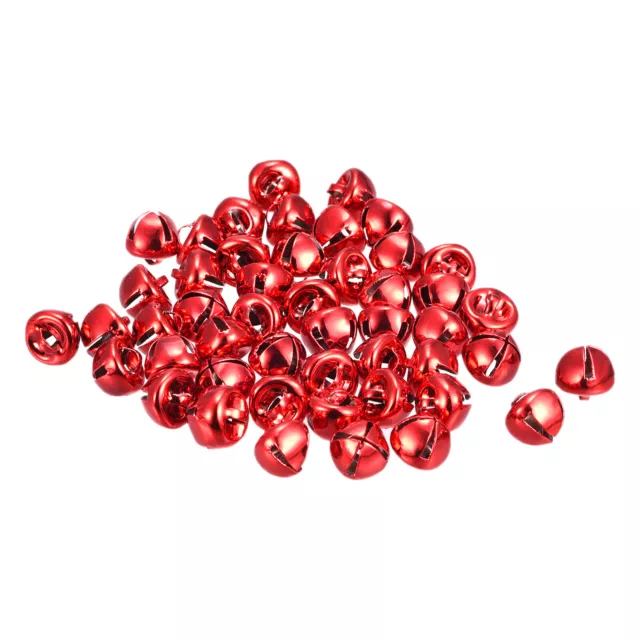 Jingle Bells, 10mm 120pcs Small Bells for Crafts DIY Christmas, Red