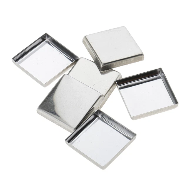Square Empty Eyeshadow Blush Makeup Pans for Magnetic Palette Box 100pc/Pack