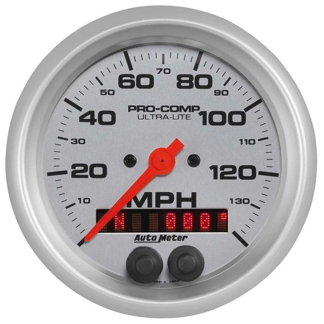 Autometer Ultra-Lite 3-3/8in 140MPH GPS Speedometer - 4480