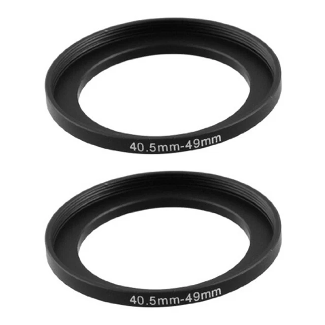 2 x 40,5 mm 49 mm fotocamera filtro metallo adattatore U2R8