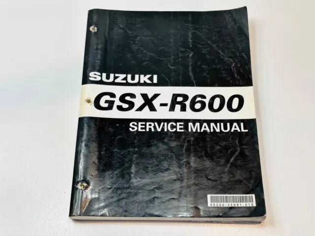 OEM Original Suzuki Service Shop Manual 2001 2002 GSX-R600 GSX-R600K1 GSX-R600K2