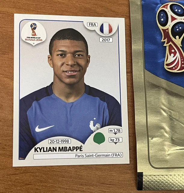 Sticker Panini Kylian Mbappé PSG 2018/2019 - #369 - Neuf Sous Toploader