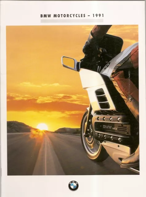 Motorcycle Brochure - BMW - Product Line Overview - 1991 (DC227)