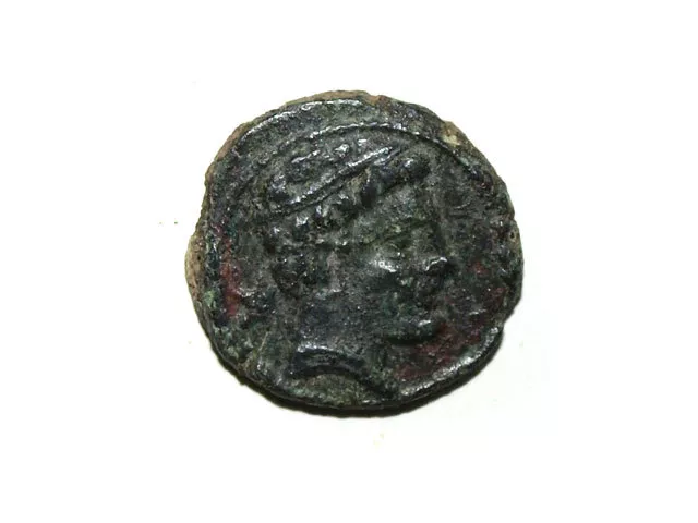 Monedas Ibericas: Belikion. Cuarto, s. I a.c., 80 a.c. Aprox.