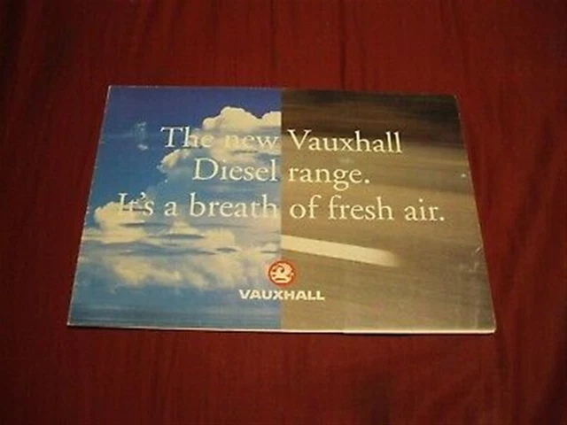 UNDATED VAUXHALL DIESEL RANGE Car Brochure - (UK MARKET)