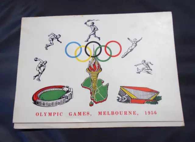 #D4.  #3.    1956  Melbourne Olympic Games  Photograph Folder - Pakistan Picture
