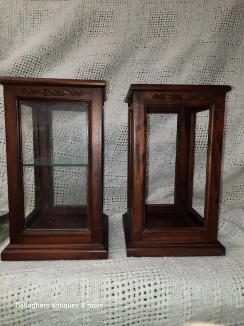 Lot FROELICH Furniture Quality Made Vintage Solid Mahogany Vitrine Display Box