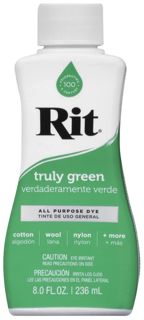 Líquido Rit Dye 8 oz-verdaderamente verde -8-88550