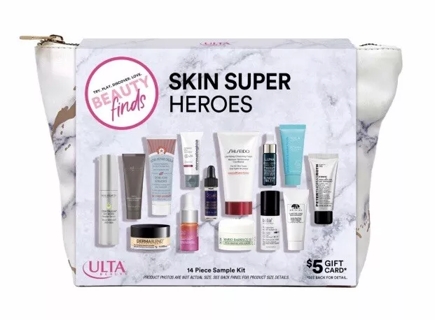 Beauty Finds by ULTA Beauty Skin Super Heroes Sampler Kit 14 Piece Mixed Brand