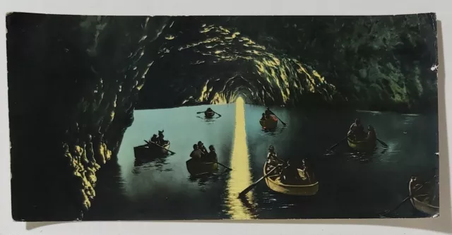 55511 Cartolina fuori formato - Napoli - Capri - La Grotta Azzurra - VG 1961