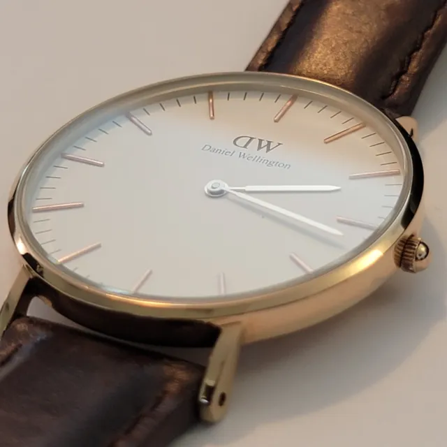 WORKING Daniel Wellington Classic St Mawes Analog Quartz Men's Watch