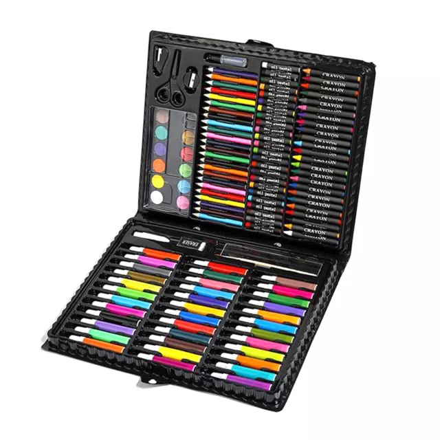 The 150pcs Kids Painting Set Oil Painting Stick Watercolor Pencil Crayon