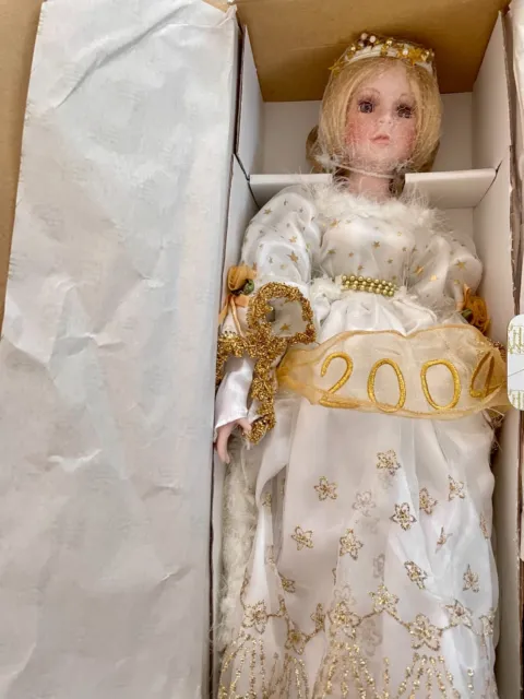 Heritage Signature Collection 2004 Porcelain Angel Doll #80017. New In Box