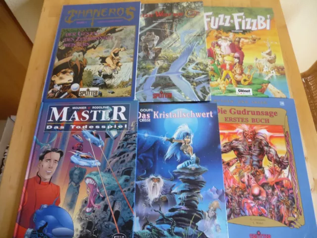 42 Comic Alben Fantasy Science Fiction Sammlung Konvolut