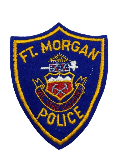 US Fort Morgan Colorado Police Patch
