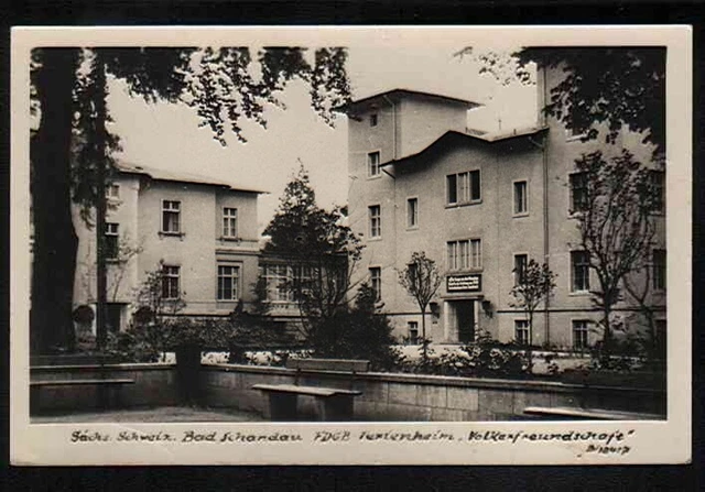(0149) AK Bad Schandau FDGB-Ferienheim Völkerfreundschaft
