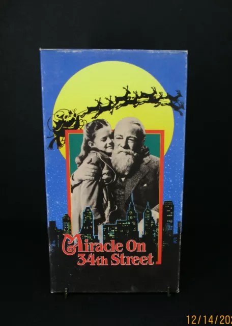 Miracle On 34th Street (VHS 1991) Natalie Wood, William Frawley, Edmund Gwenn