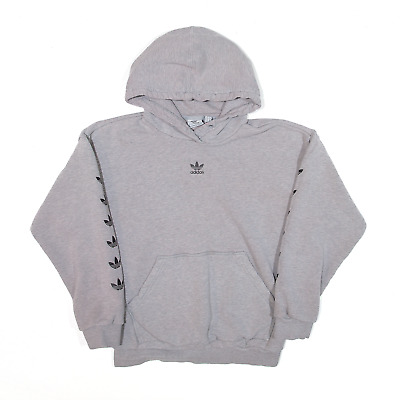 ADIDAS Cropped Sports Grey Pullover Hoodie Girls 14 Years