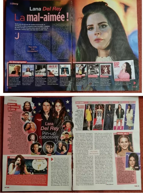 ⚡️ LANA DEL REY⚡️ lot de presse clippings pack collection magazines pages